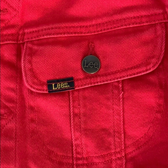 Lee vintage modern rider jacket in red - Picture 6 of 16